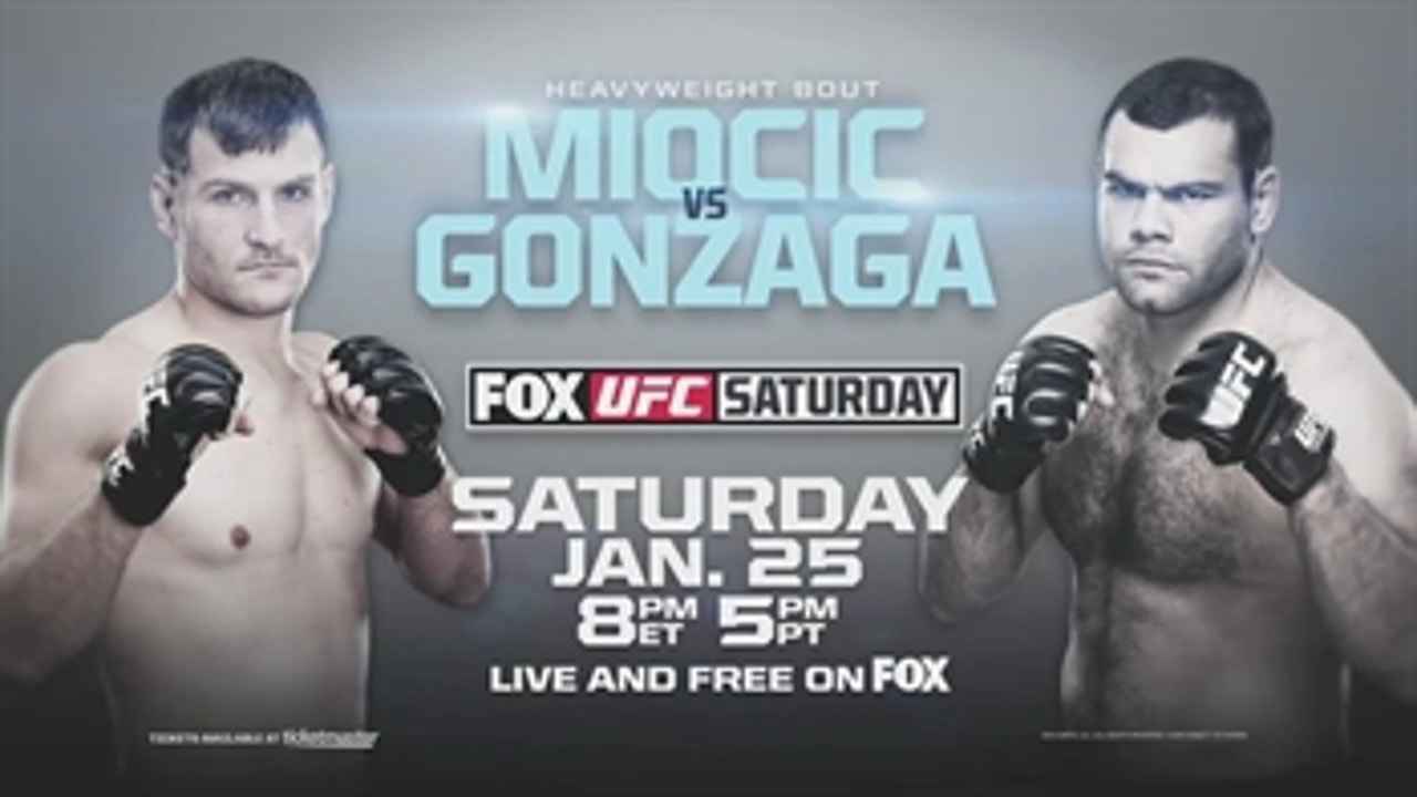 Heavyweights Miocic vs. Gonzaga set to clash at FOX UFC Saturday